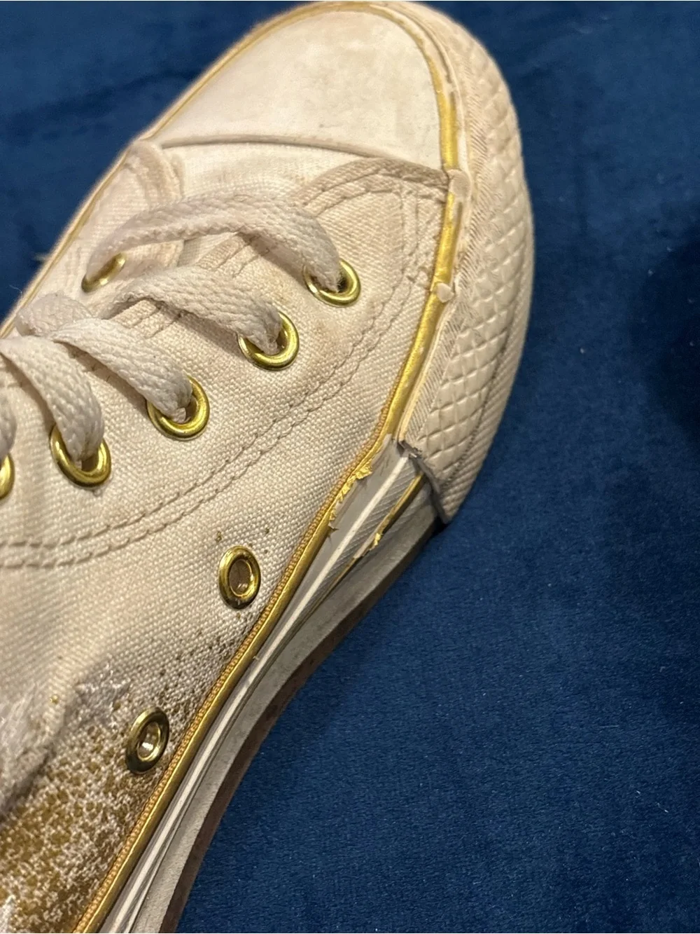 Girls Chuck Taylor All Star EVA Lift Platform Gold Metallic (Twinkle)